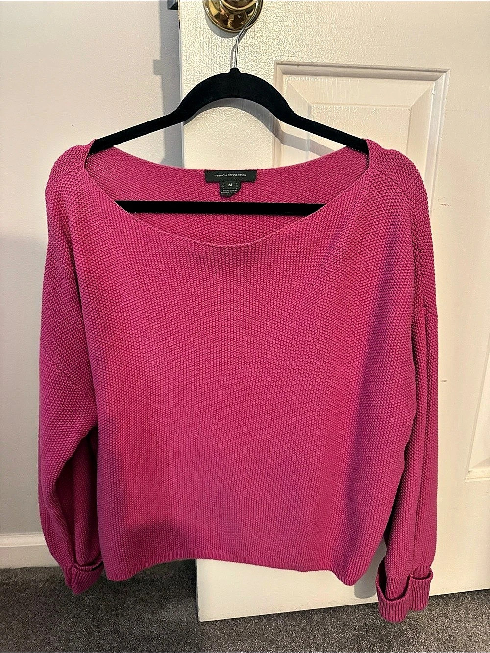 French Connection Pink Crew Neck Sweater